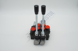 Distribuitor hidraulic cu 2 manete cu flotant