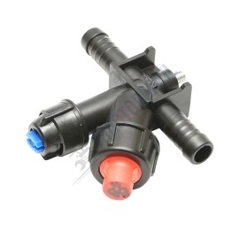 Stropitor cu o diuza si un picurator pentru instalatie erbicidat